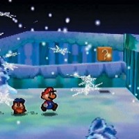 Paper Mario neige