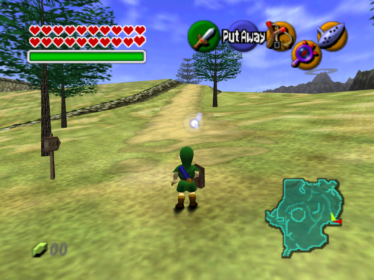 Les jeux N64 ont t'ils tous mal vieillis? - Page 2 The-Legend-of-Zelda-Ocarina-of-Time-gameplay